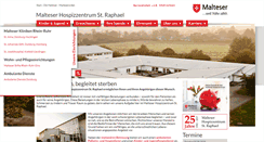 Desktop Screenshot of malteser-straphael.de